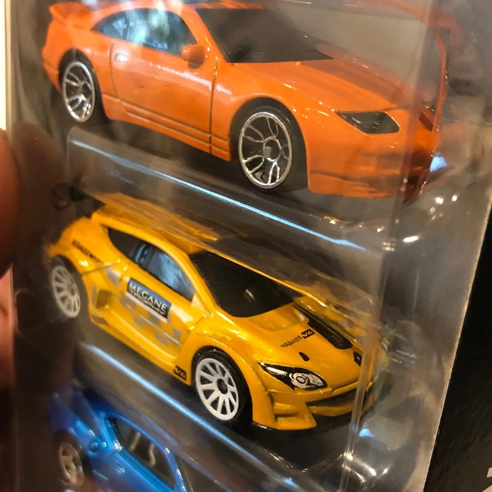 Mattel Hot Wheels Nightburnerz 5-Pack - Red, Orange, Yellow, Blue, Black